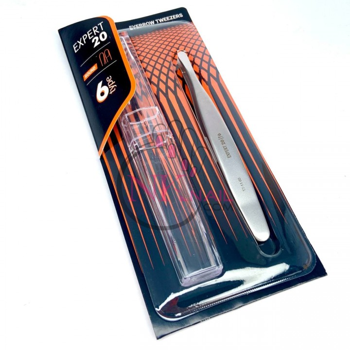 Пінцет для брів Staleks Expert 20 type 6